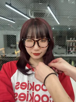 ロング カラー エフェクトブリーチ／ レイヤーカット／翔のヘアスタイル