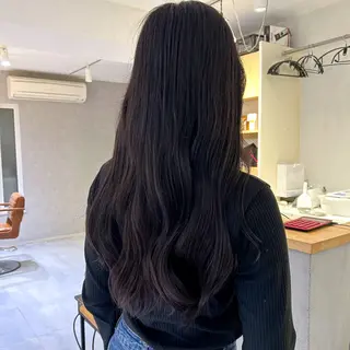 ロング カラー CLORE所属・甲斐 瑞稀のヘアスタイル