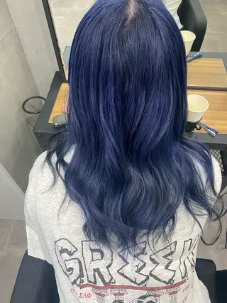 ミディアム カラー Cecil hair所属・yui/パーマ/ メンズカットのヘアスタイル