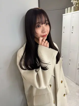 ロング カラー 高畑 恵莉 👒 暖色 / 艶髪 🧺のヘアスタイル