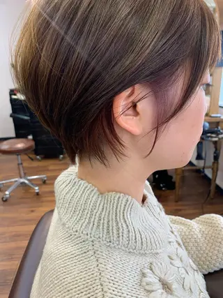 ショート 縮毛矯正/ショート/ レイヤー/畑中正敏のヘアスタイル
