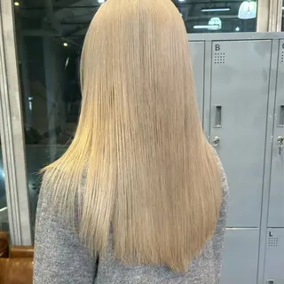 ロング カラー ヘアアレンジ 🧚‍♀️透明感カラ ー/渡邉日向💔🎀のヘアスタイル