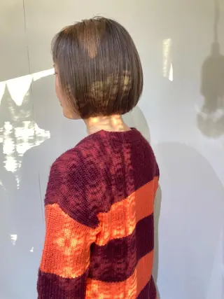 ショート カラー お洒落ベージュ🤎 代官山shibukiのヘアスタイル