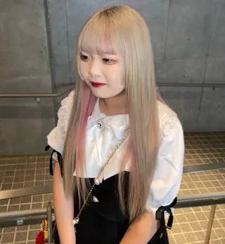 ロング カラー HAIR SALON M所属・🌈ハイライト🌈 メンズパーマアリサのヘアスタイル