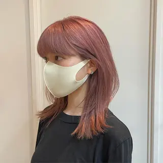 ミディアム カラー 🟧オシャレ女子多数 アツシ🟧のヘアスタイル