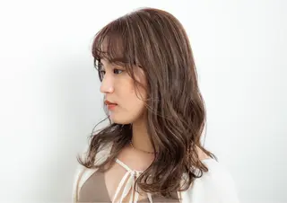 ミディアム カラー 山田勇真 ボブ/縮毛矯正/金山のヘアスタイル