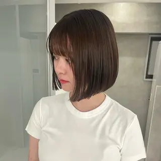 ショート 広香🪽ハイトーン/ ヘアセットのヘアスタイル
