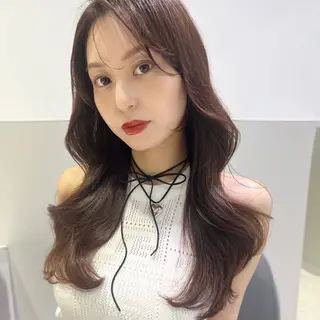 ロング 韓国モテhair🍑 momoのヘアスタイル