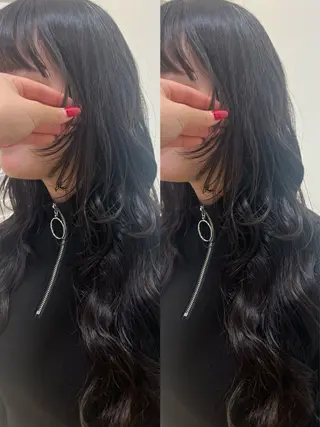 ロング 🎀韓国風レイヤー/ 切りっぱなしボブ🎀のヘアスタイル