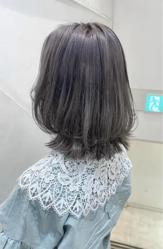 セミロング カラー ✨くびれスタイル✨️ 戸嶋穂乃香のヘアスタイル