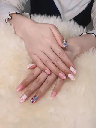 セミロング 💜MIYA nail川崎店のネイルデザイン