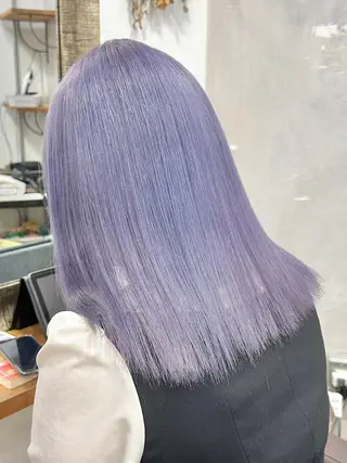 ミディアム LORE福岡天神 韓国/ブリーチのヘアスタイル