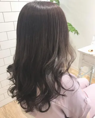 セミロング カラー 🥛洒落髪小顔cut なら龍崎🥛のヘアスタイル
