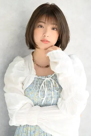 ミディアム カラー 美髪⭐︎髪質改善 井上　康司のヘアスタイル