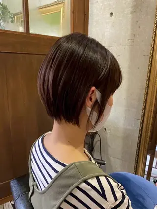 ショート カラー Cadre新小岩🫧 栗原葵のヘアスタイル