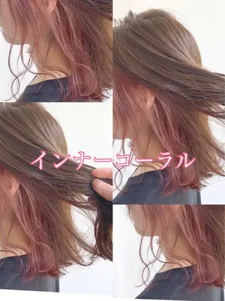ショート カラー ヘアアレンジ キッズ ネイル マツエク・マツパ 💕トレンドうる艶髪 💕TUNE銀座のヘアスタイル