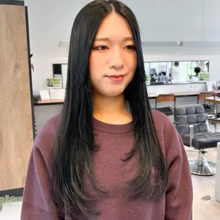 ロング 金本麗美　ボブパーマ グレージュ/オリーブのヘアスタイル