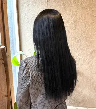 ロング うる艶/髪質改善/ 透明感カラー/toaのヘアスタイル