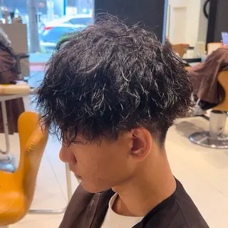 パーマ メンズ メンズパーマは私一択 佐藤有紀のヘアスタイル