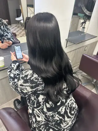 ミディアム カラー jill by gisel＿奥家のヘアスタイル