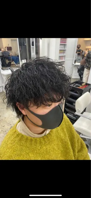 ショート パーマ メンズ dot.グループ指名 No.1橋本滉太のヘアスタイル