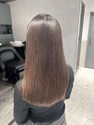 セミロング 韓国モテhair🍑 momoのヘアスタイル