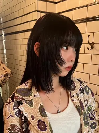 カラー ブリーチなし/透明感 /ショート/大世のヘアスタイル