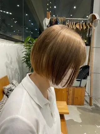 ショート MEY  TOKYO所属・☀️外国人カラー ☀️stevenのヘアスタイル