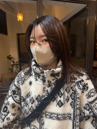 ミディアム パーマ 井出 海月のヘアスタイル