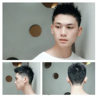 ショート メンズ 川間 将彦のヘアスタイル