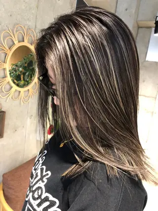 カラー 🍎ダブルカラー 🍎KUREA🍎のヘアスタイル