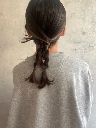 ミディアム 梅田美容室/カット /Maoのヘアスタイル