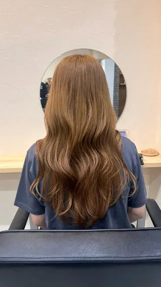 ロング カラー 🫧似合わせカット ✨ケアブリーチ✨のヘアスタイル