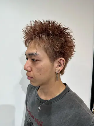 ショート パーマ メンズ ユウ🪄 パーマ指名No1のヘアスタイル