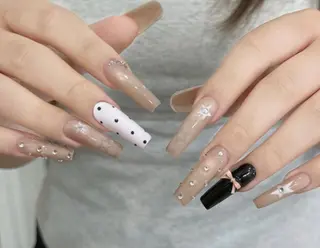 ネイル By moonネイル 🌷ワンホン/韓国風のネイルデザイン