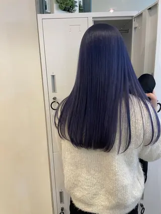 ミディアム カラー 【完全個室】髪質改善 暖色カラー/山崎唯奈のヘアスタイル