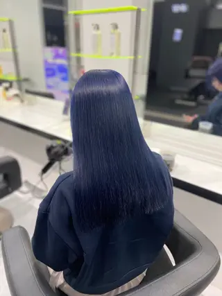 ロング カラー ヘアアレンジ レイヤー×透明感カラ ーHAYATOのヘアスタイル