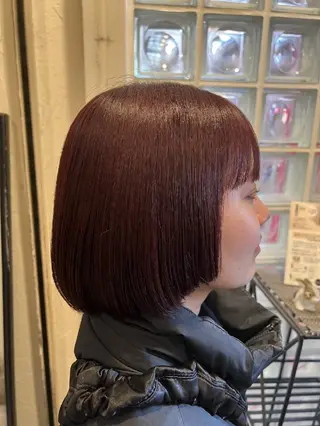 ミディアム 勝連 利恵のヘアスタイル