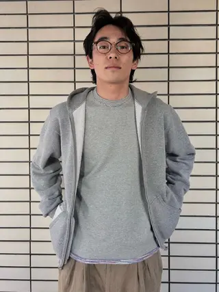 ショート パーマ メンズ デザインカット/ パーマ/nanaのヘアスタイル