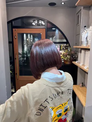 ショート カラー 神戸ボブ✂️ ioe三宮/田 伸佳のヘアスタイル