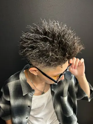 ショート パーマ メンズ DIECE  SHIBUYA所属・小野寺 彗人のヘアスタイル