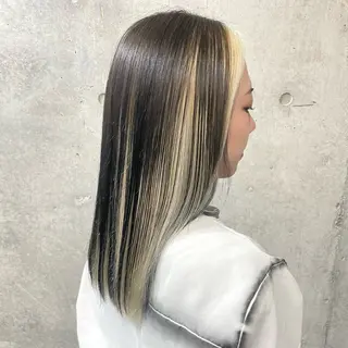 セミロング カラー Je suis heureuse Miel所属・🐩艶カラー/ chisato🌙のヘアスタイル