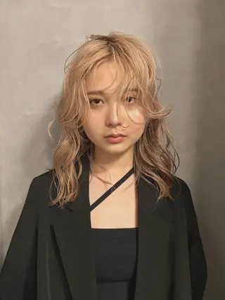 セミロング 大澤 叶方のヘアスタイル