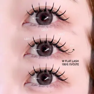 マツエク・マツパ LILY立川🩶 RINKAのマツエク・マツパデザイン