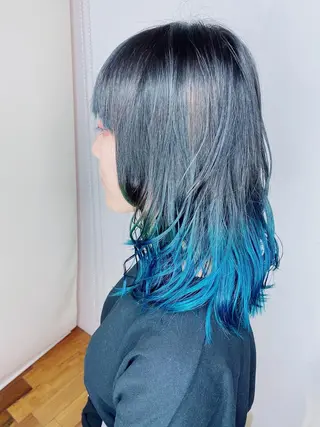 ロング カラー ⚠️激安ブリーチで 後悔してる方へ⚠️のヘアスタイル