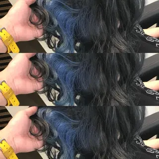 セミロング カラー 大久保 隆蔵のヘアスタイル