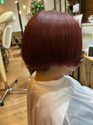 ショート カラー ハイトーンカラー 坂本 翼のヘアスタイル