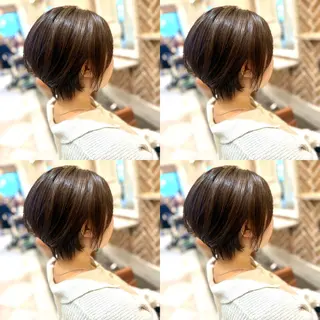 ショート カラー Realme  京都四条烏丸ドゥエby  yk所属・小塚 耀介✂︎ ショートボブ特化のヘアスタイル