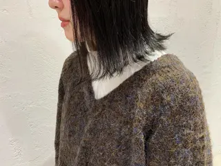 ミディアム ヘアアレンジ 🫧透明感カラー/ ボブ/小笠原汐海🪽のヘアスタイル