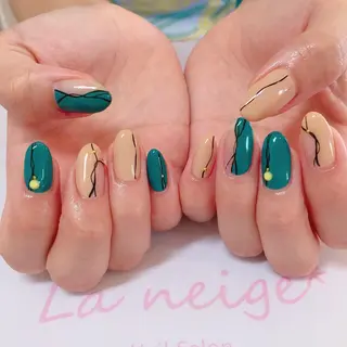 ネイル La neige* yuki 🥯🍑のネイルデザイン